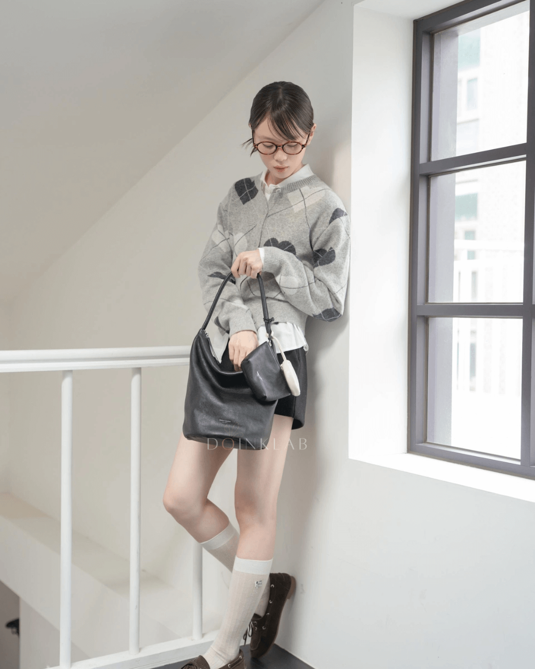 BUCKS AND LEATHER 031 Tube Bag