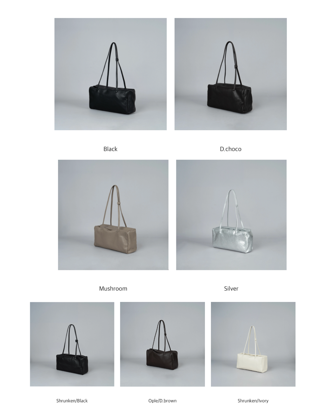 BUCKS AND LEATHER 058 Brick Shoulder Bag