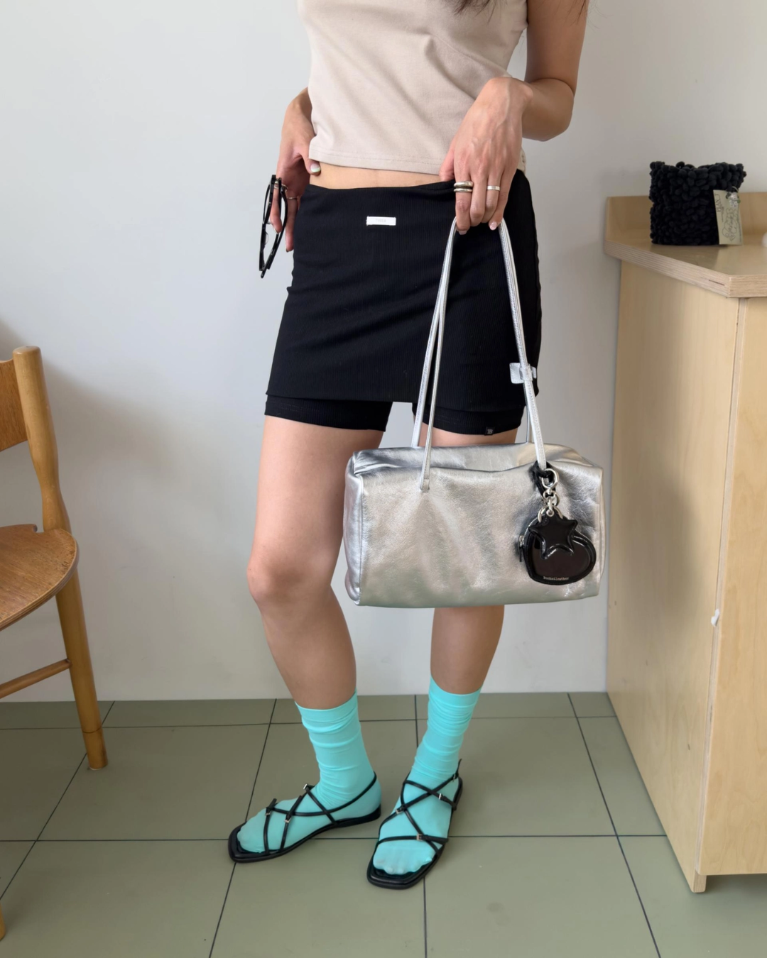 BUCKS AND LEATHER 058 Brick Shoulder Bag