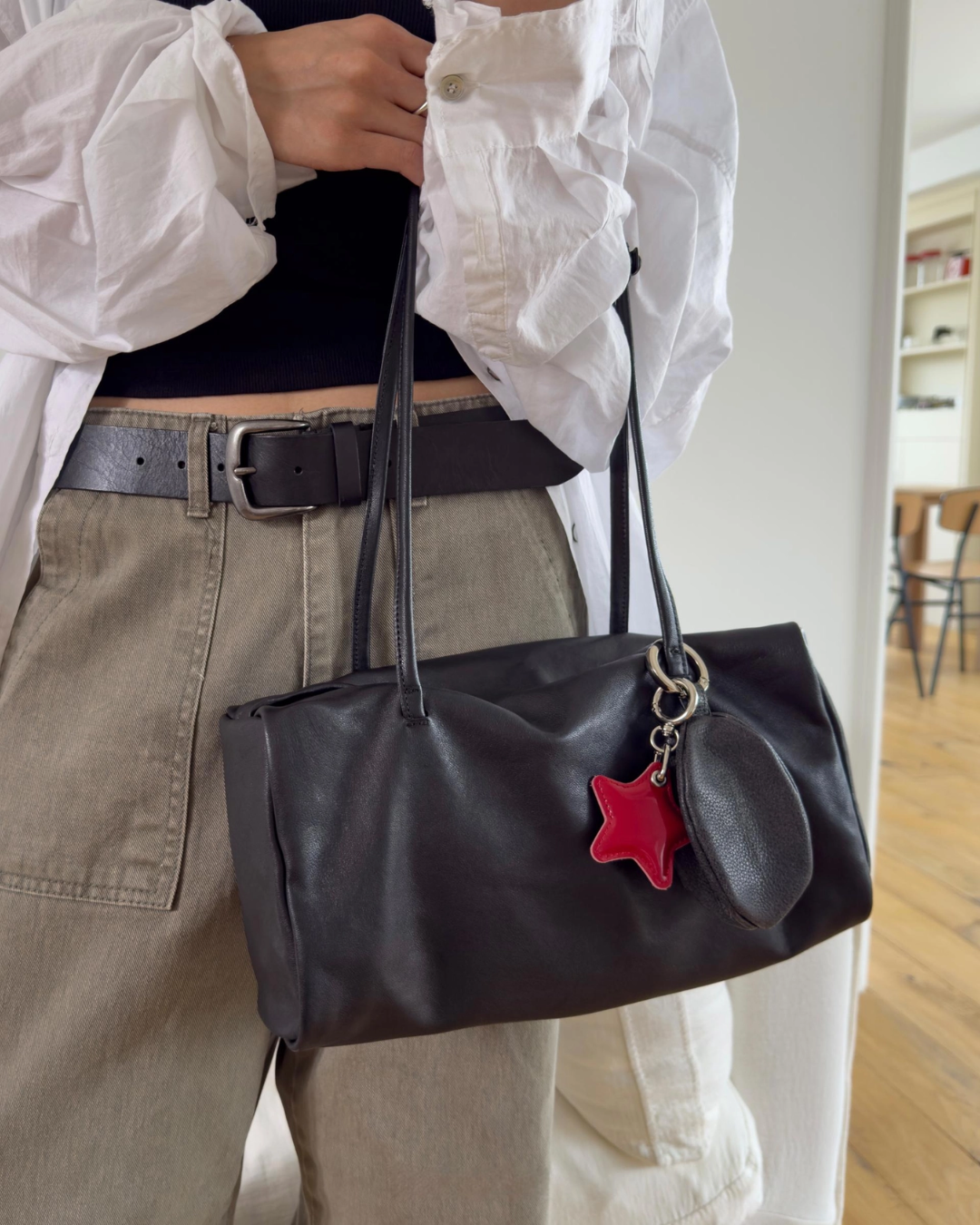 BUCKS AND LEATHER 058 Brick Shoulder Bag