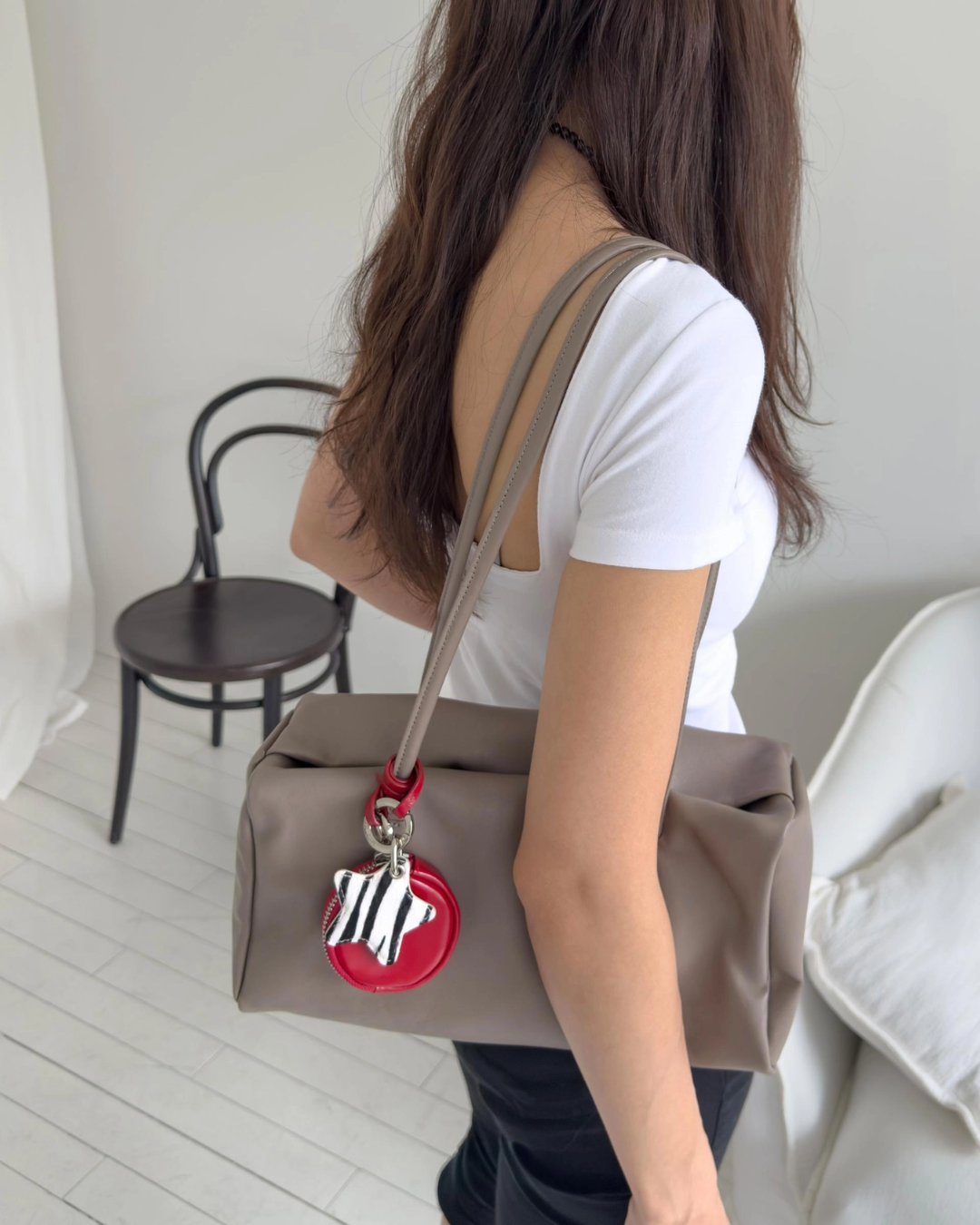 BUCKS AND LEATHER 058 Brick Shoulder Bag