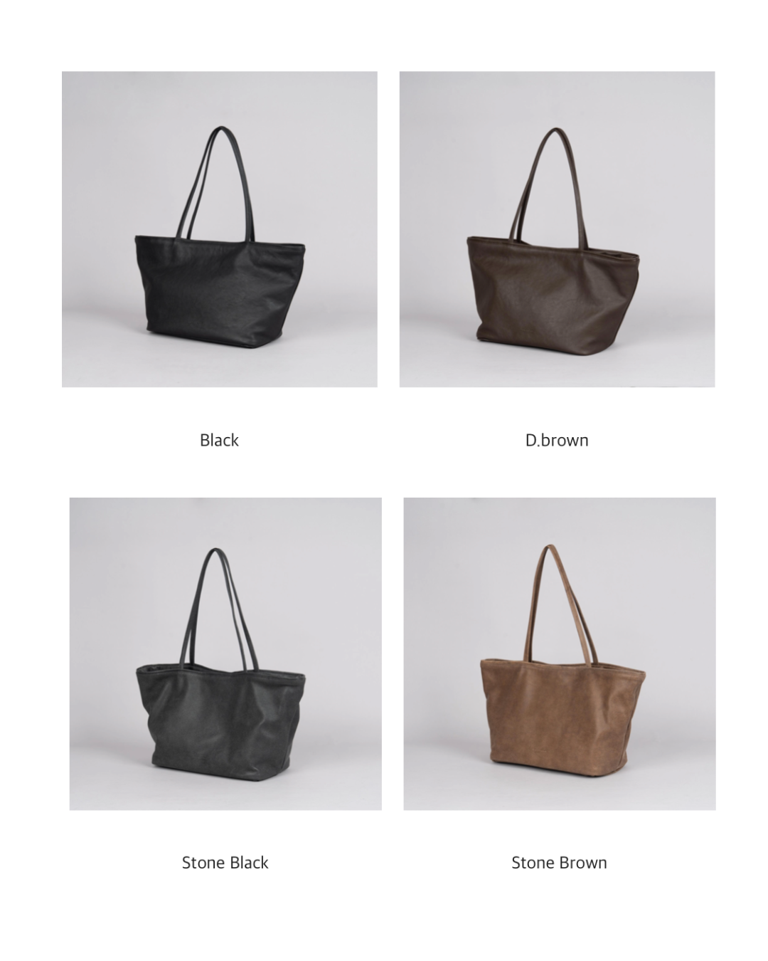 BUCKS AND LEATHER 059 Middle Shopper Bag