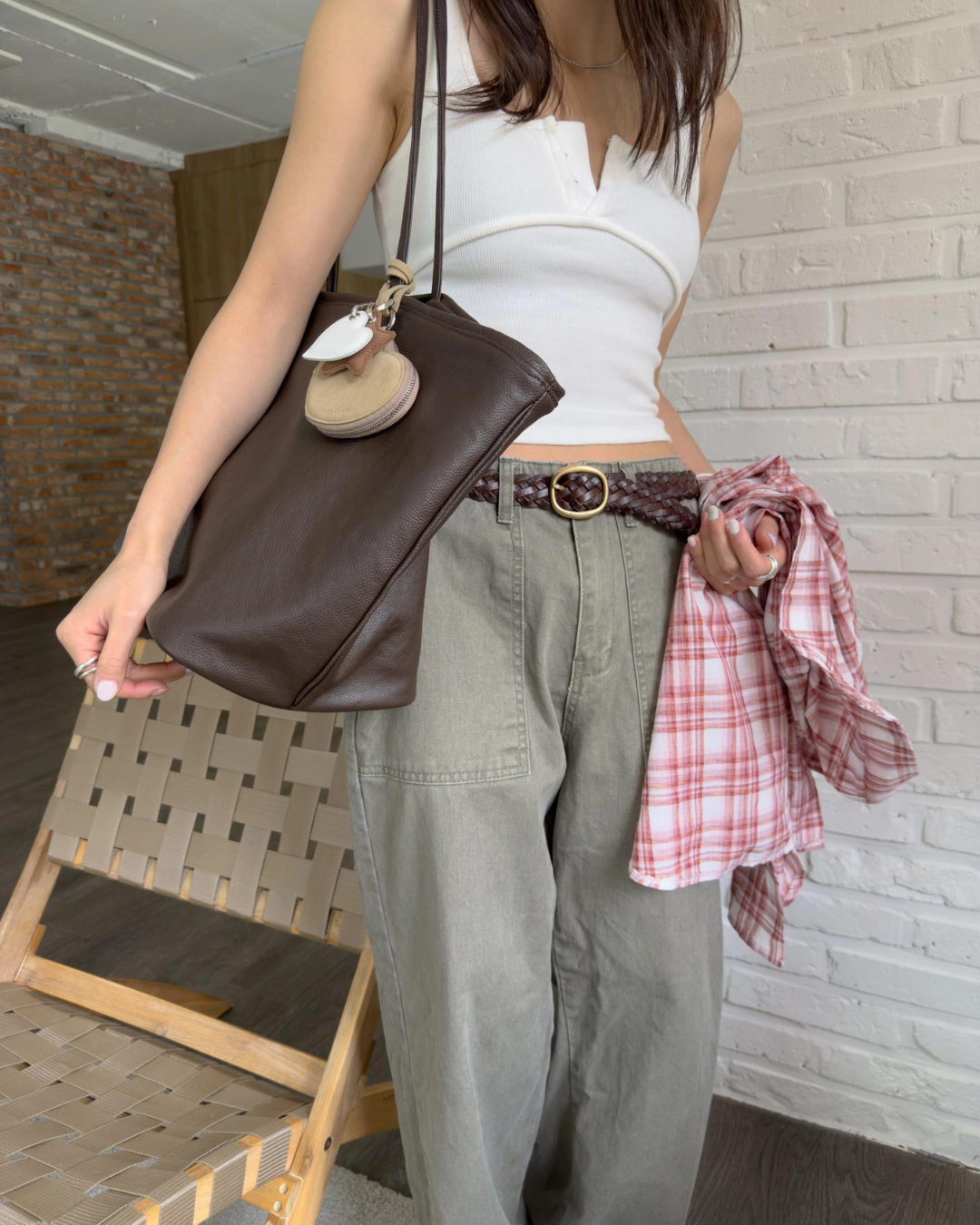 BUCKS AND LEATHER 060 Maxi Shopper Bag