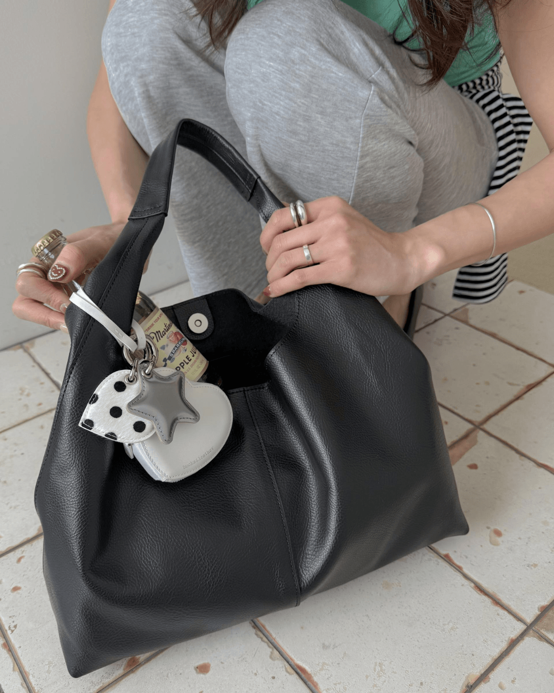 BUCKS AND LEATHER M.Tote