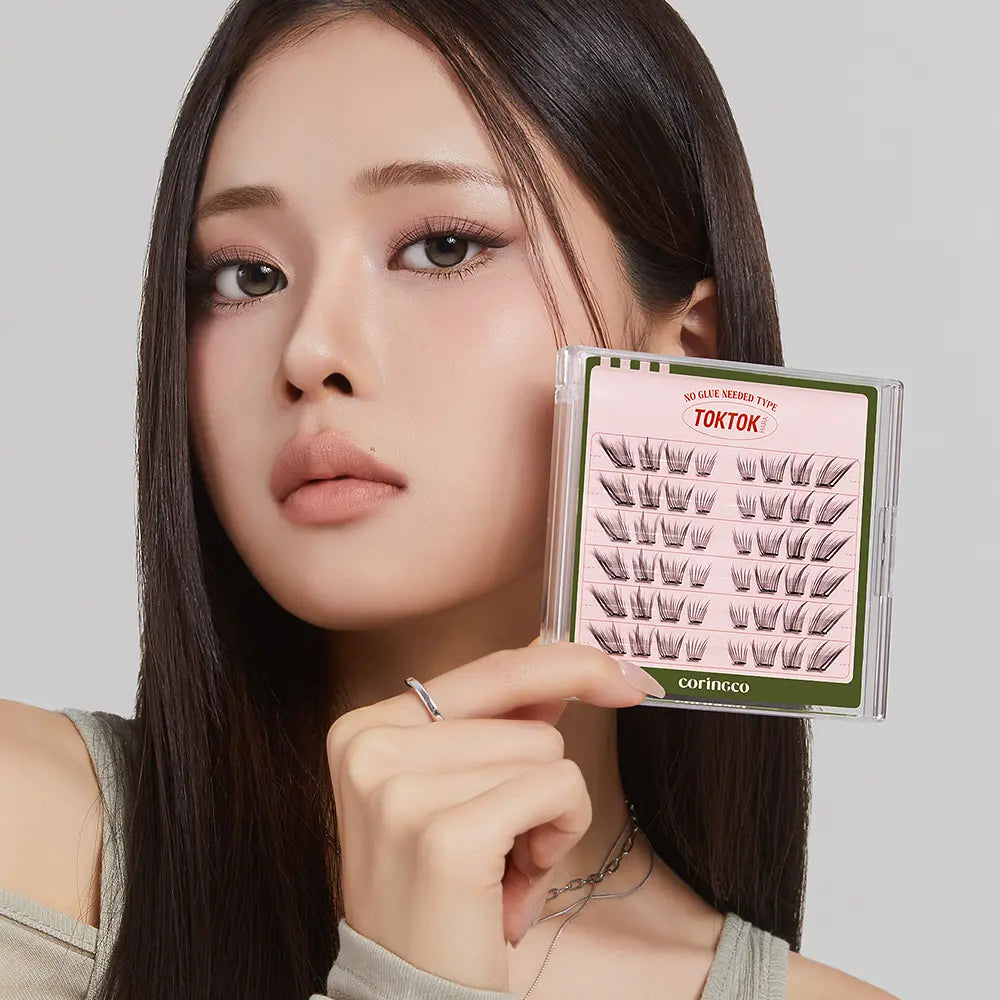 CORINGCO Toktok Hara Eyelash No Glue | 54pcs