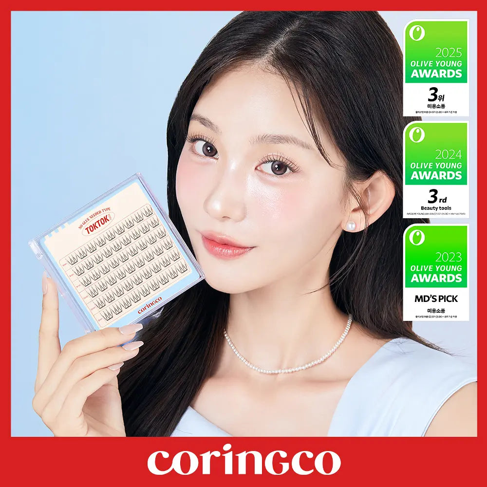 CORINGCO Toktok Hara Eyelash No Glue | 54pcs