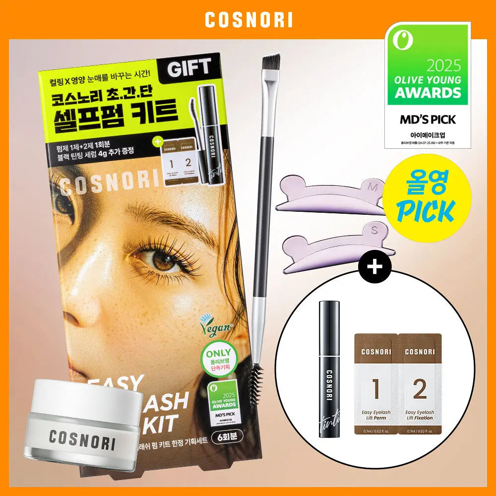 COSNORI Easy Eye Lash Lift Perm Kit 5 Servings