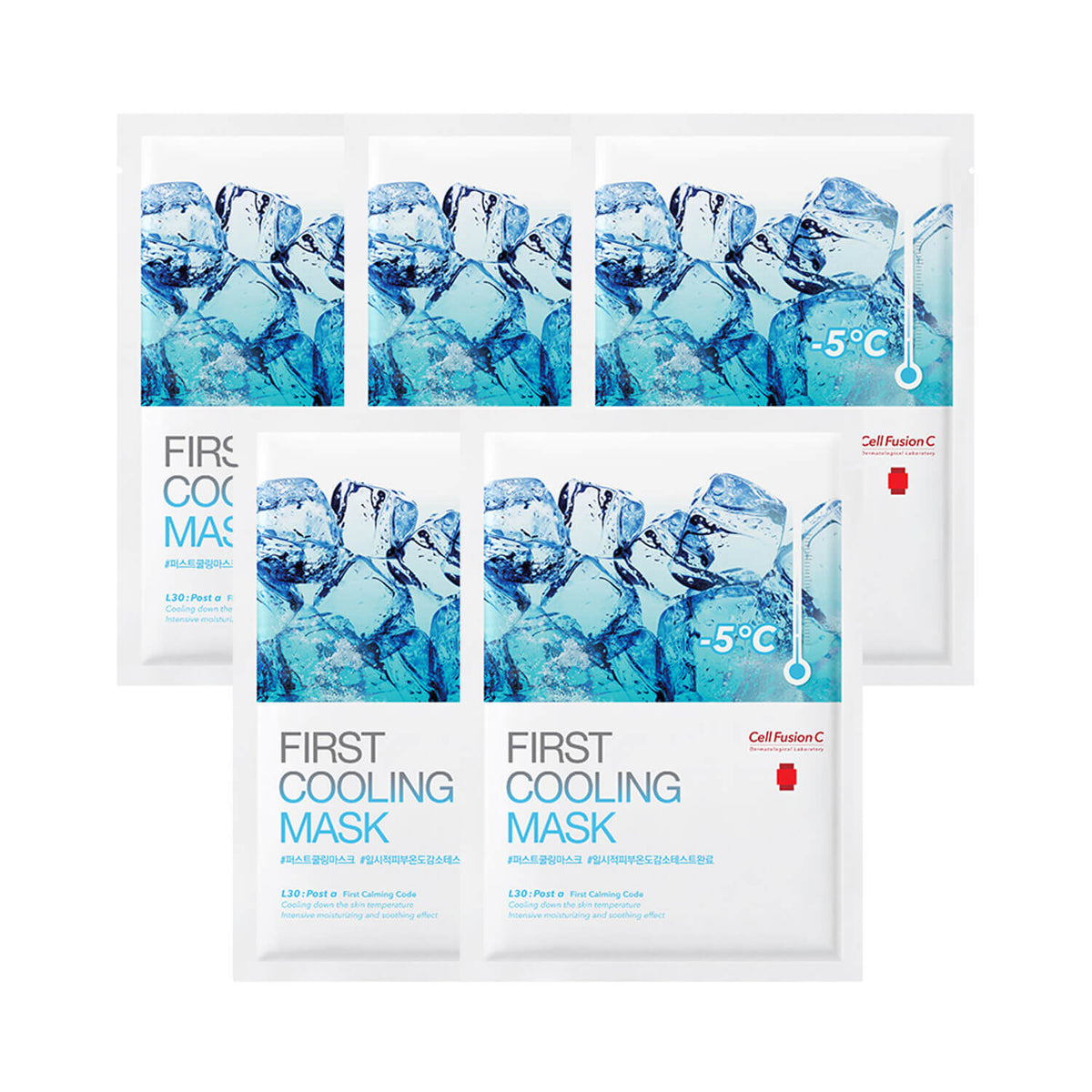 [READY STOCK] Cell Fusion C Post Alpha First Cooling Mask Sheet | 5 Sheets (Exp 2027.02)