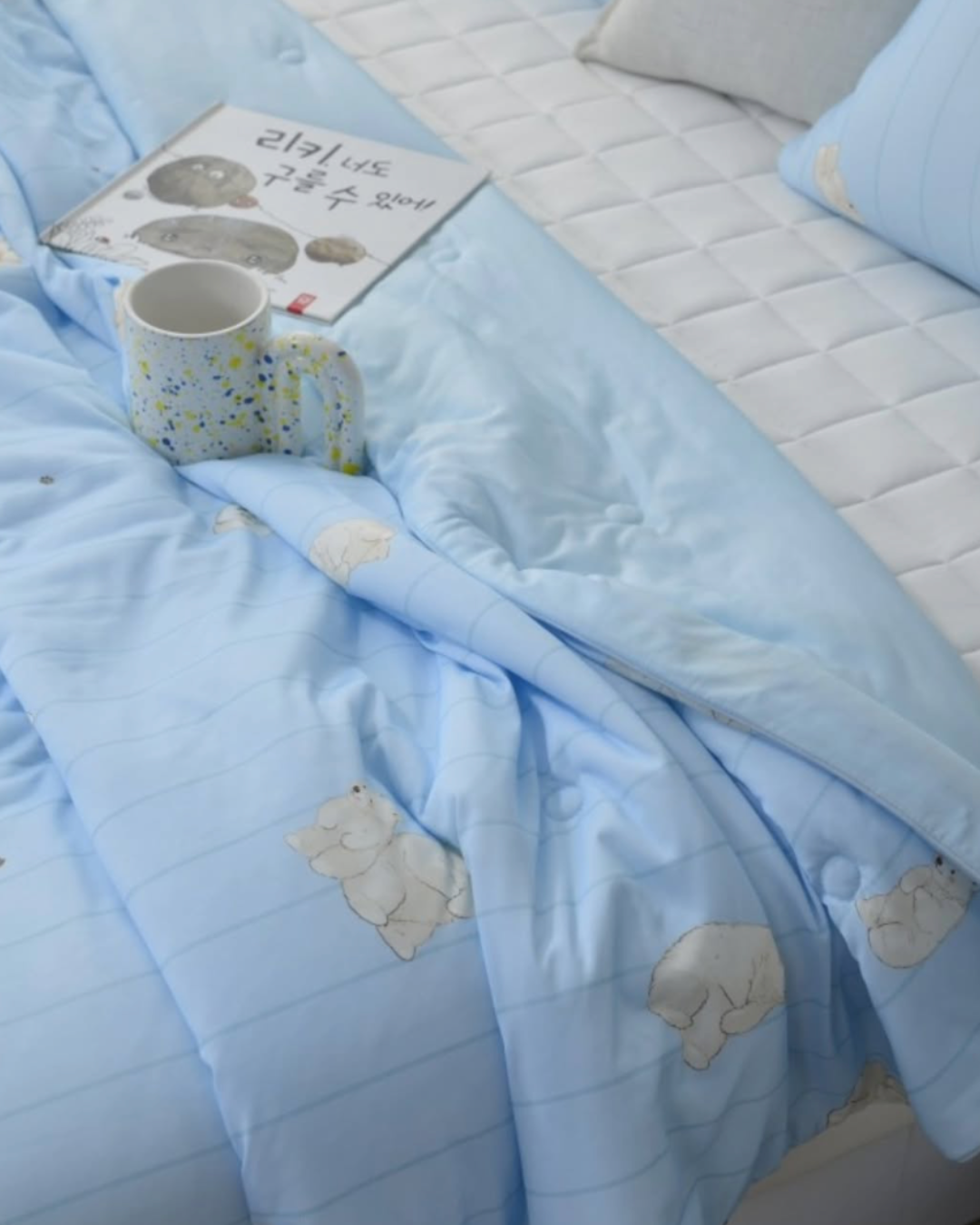 冰冰被 奶油北极熊 Cooling Blanket Cream Polar Bear