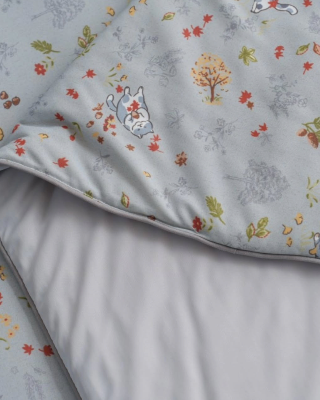 冰冰被 枫叶猫咪 Cooling Blanket Maple Cat