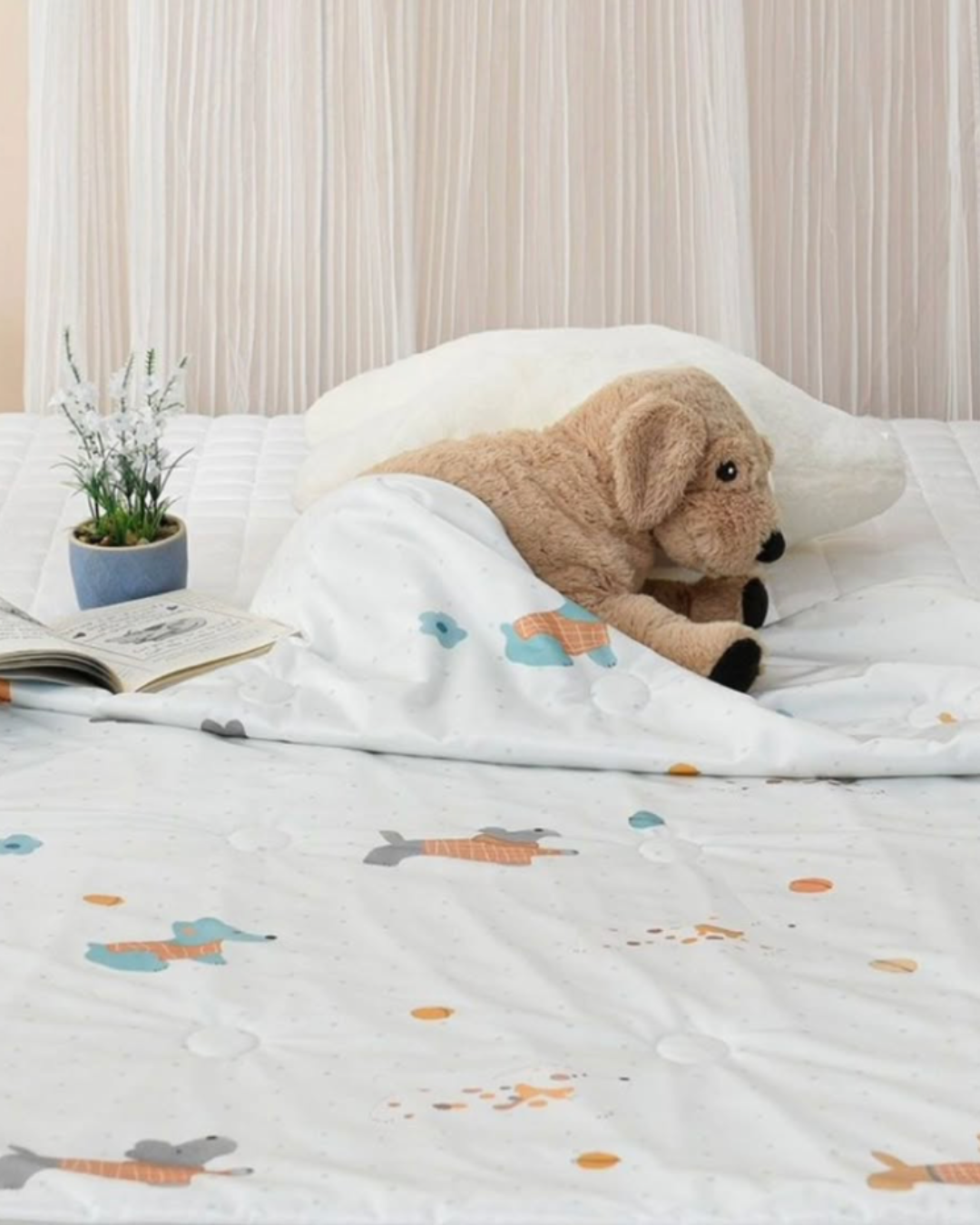 冰冰被 奔跑小狗 Cooling Blanket Running Puppy (Single)