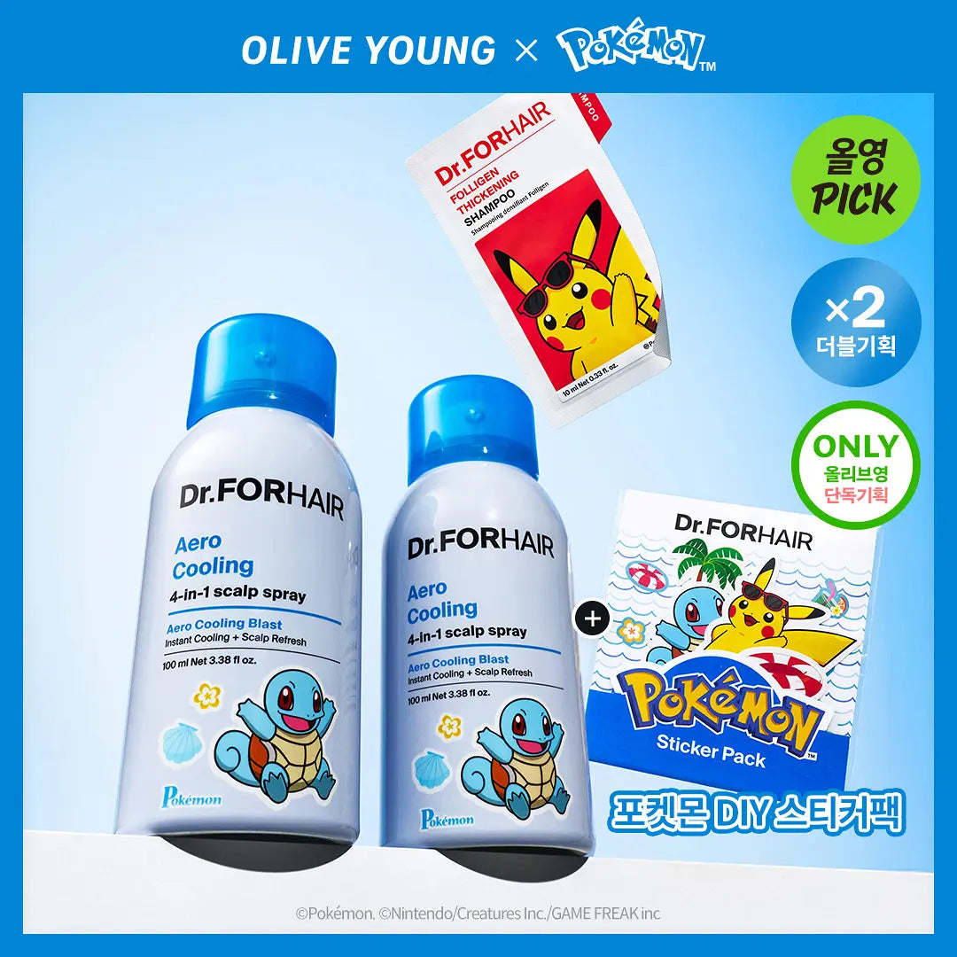 Dr.ForHair Aero Cooling 4-in1 Scalp Spray | 100ml+100ml