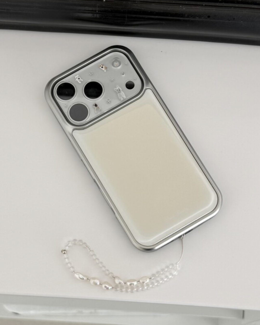 DUST DUSTY 001 Silver Bumper Case Phone Case