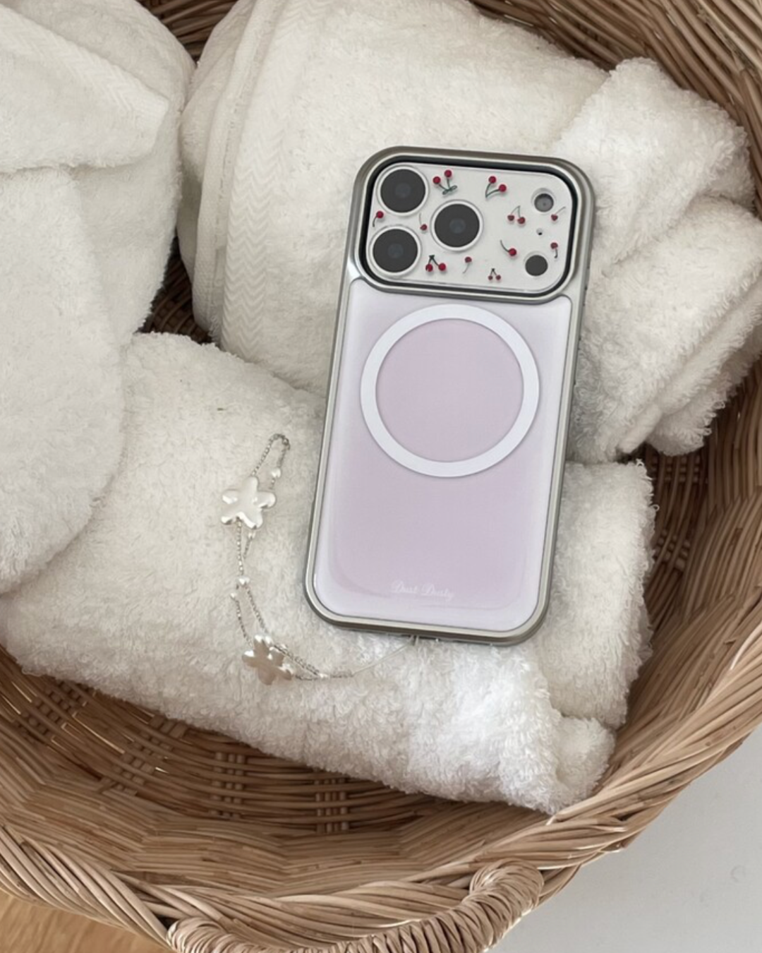 DUST DUSTY 001 Silver Bumper Case Phone Case