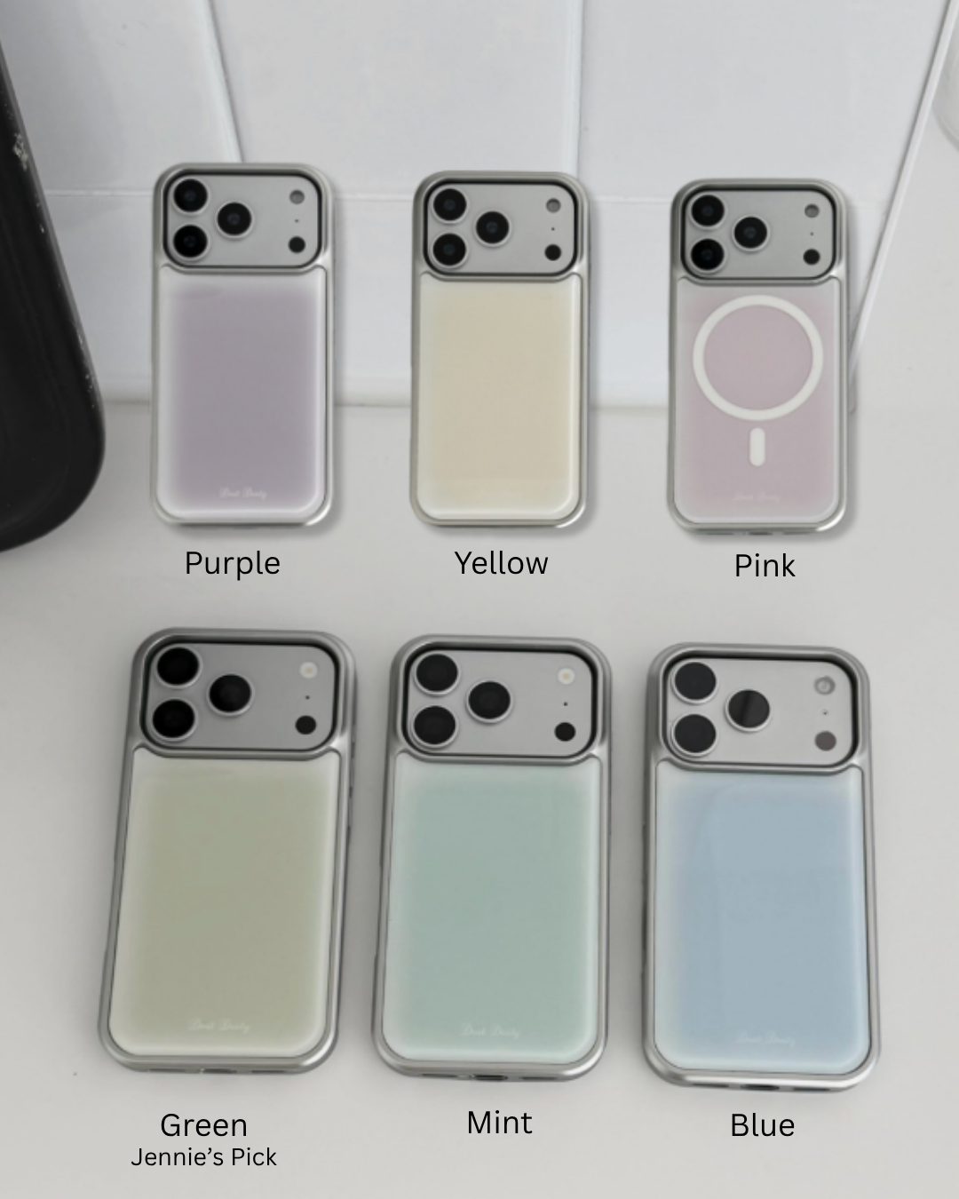DUST DUSTY 001 Silver Bumper Case Phone Case