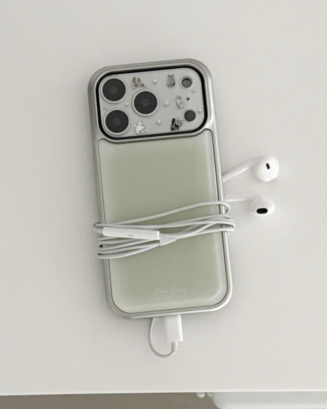 DUST DUSTY 001 Silver Bumper Case Phone Case