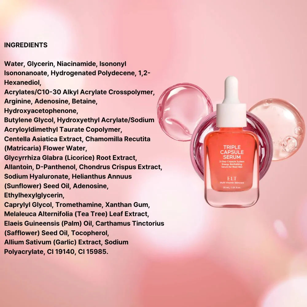 ELT COSMETICS Triple Capsule Face Serum 30ml