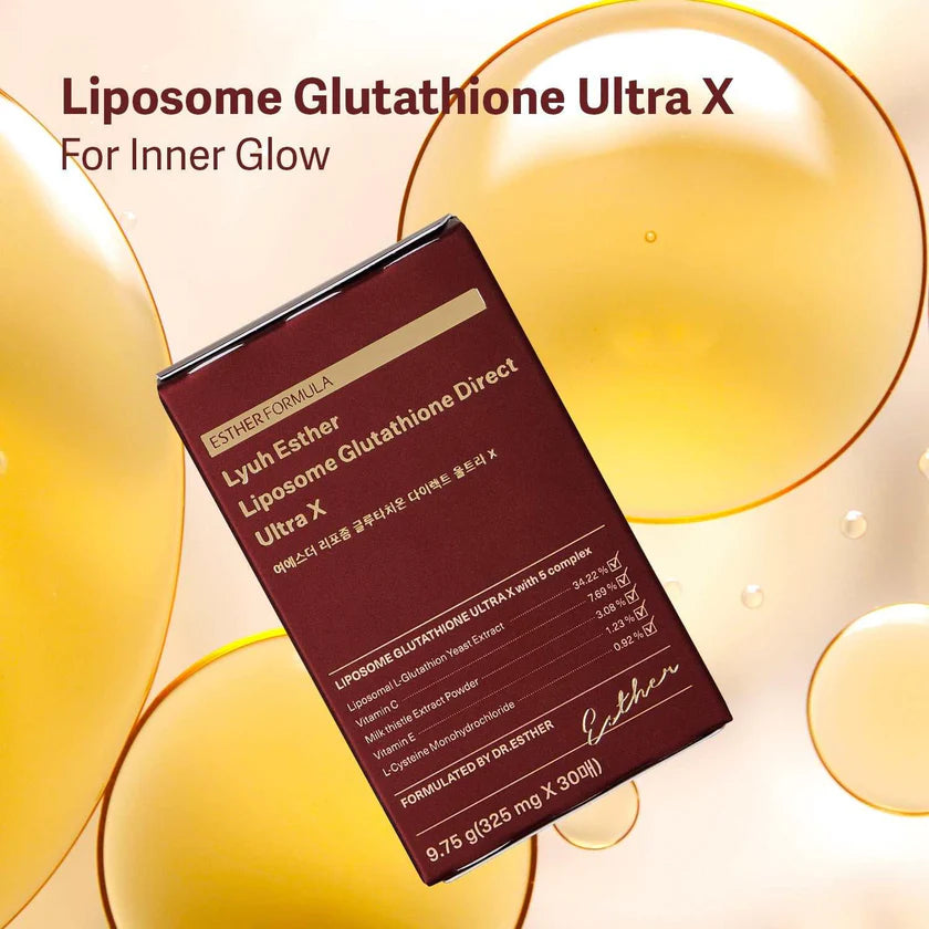 ESTHER FORMULA Lyuh Esther Lipsome Glutathione Direct Ultra X 325mgx30ea