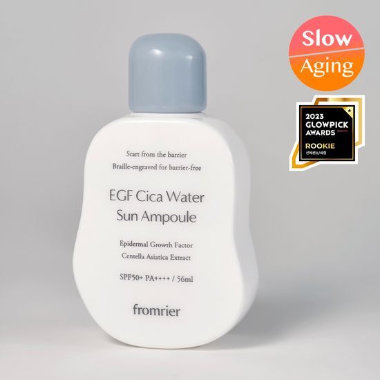 [READY STOCK] FROMRIER EGF Cica Water Sun Ampoule | 56ml + 15ml