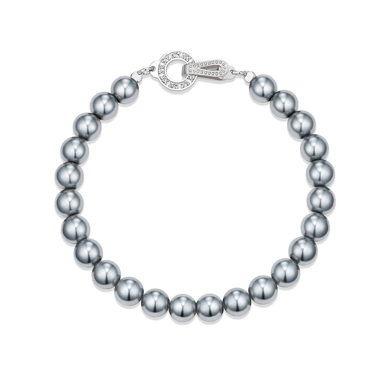 HAESOOL Classic Grey Pearl Bracelet