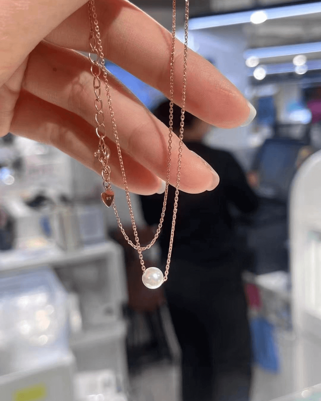 HAESOOL Classic Single Pearl Necklace 单颗珍珠