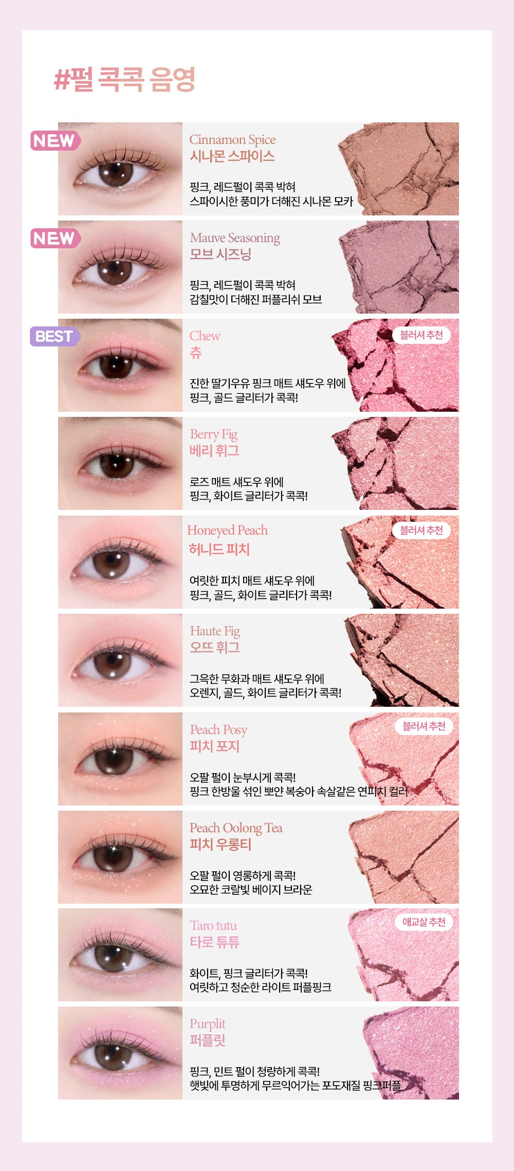 HOLIKA HOLIKA My Fave Piece Eye Shadow | Single