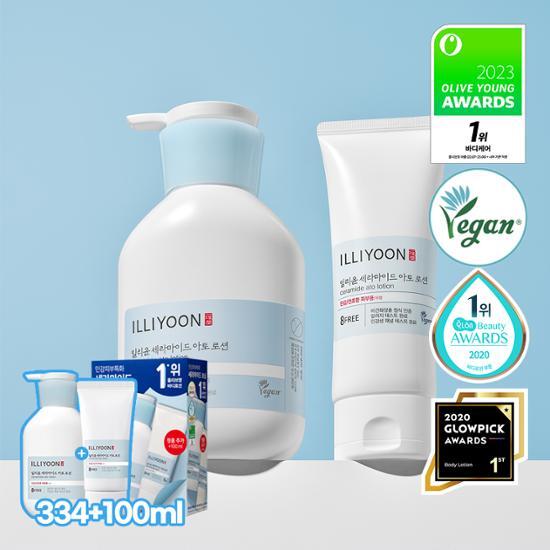 ILLIYOON Ceramide Ato Lotion | 334ml+100ml