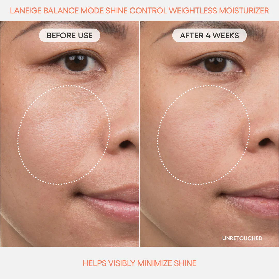LANEIGE Balance Mode Shine Control Weightless Moisturizer | 80ml