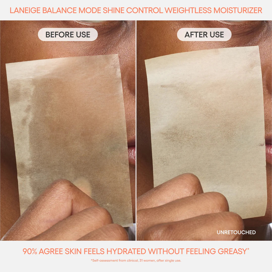 LANEIGE Balance Mode Shine Control Weightless Moisturizer | 80ml