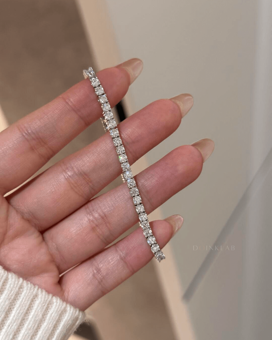 LLOYD [Silver 925] Tennis Bracelet 网球排钻手链