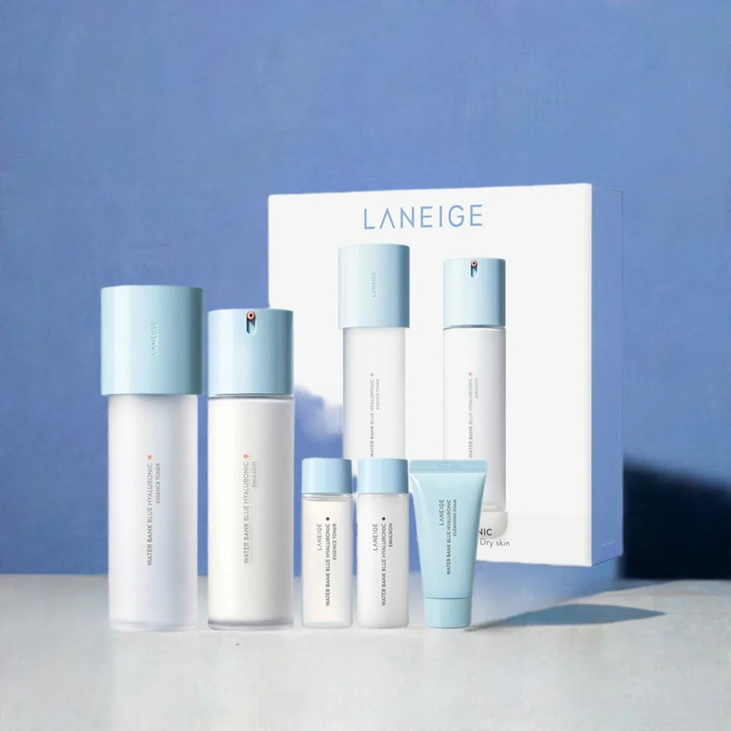 LANEIGE Water Bank Blue Hyaluronic Toner+Emulsion Set 水乳套组