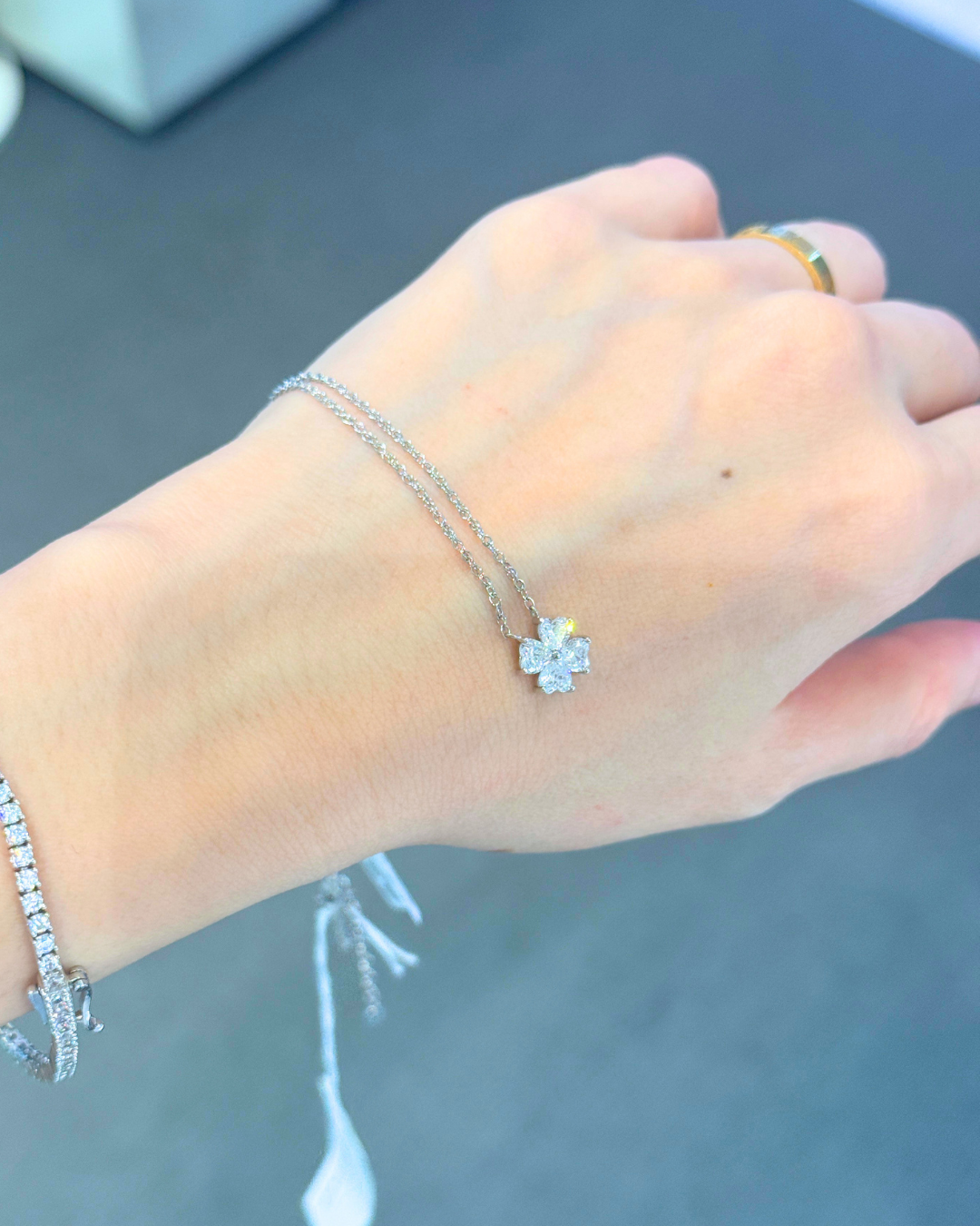 LLOYD 080 Clover Necklace 四叶草项链 (925silver)