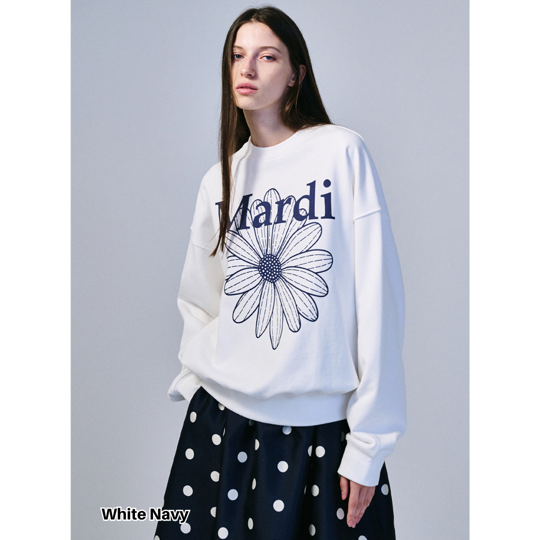 MARDI MERCREDI Sweatshirt FlowerMardi