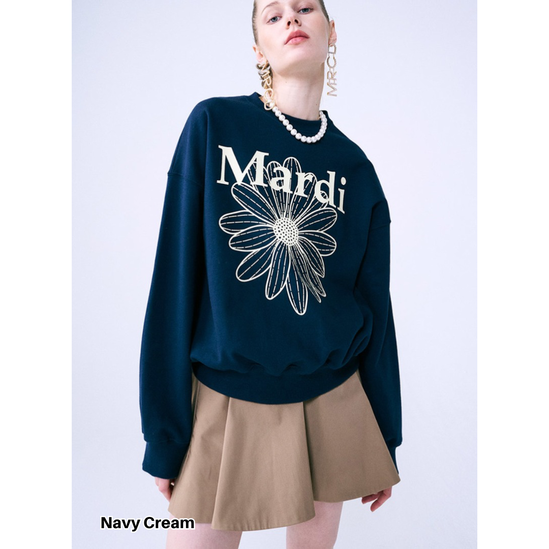 MARDI MERCREDI Sweatshirt FlowerMardi