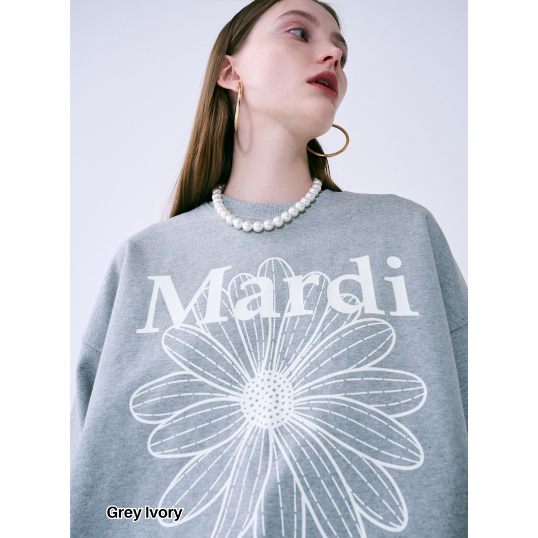 MARDI MERCREDI Sweatshirt FlowerMardi