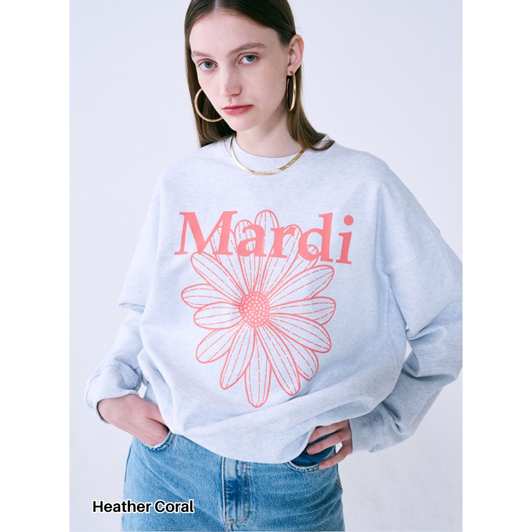 MARDI MERCREDI Sweatshirt FlowerMardi