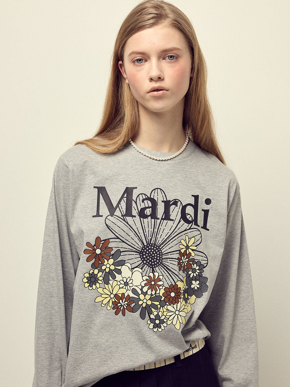 MARDI MERCREDI Tshirt Long Sleeve Flowermardi Jardin