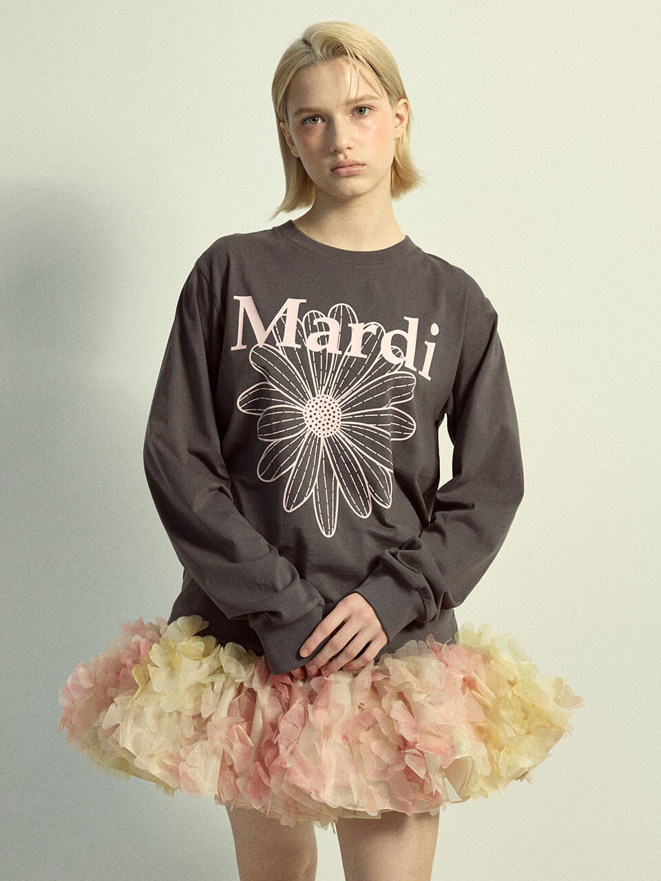 MARDI MERCREDI Tshirt Long Sleeve Flowermardi