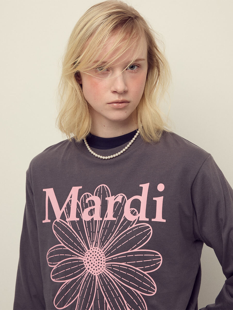 MARDI MERCREDI Tshirt Long Sleeve Flowermardi
