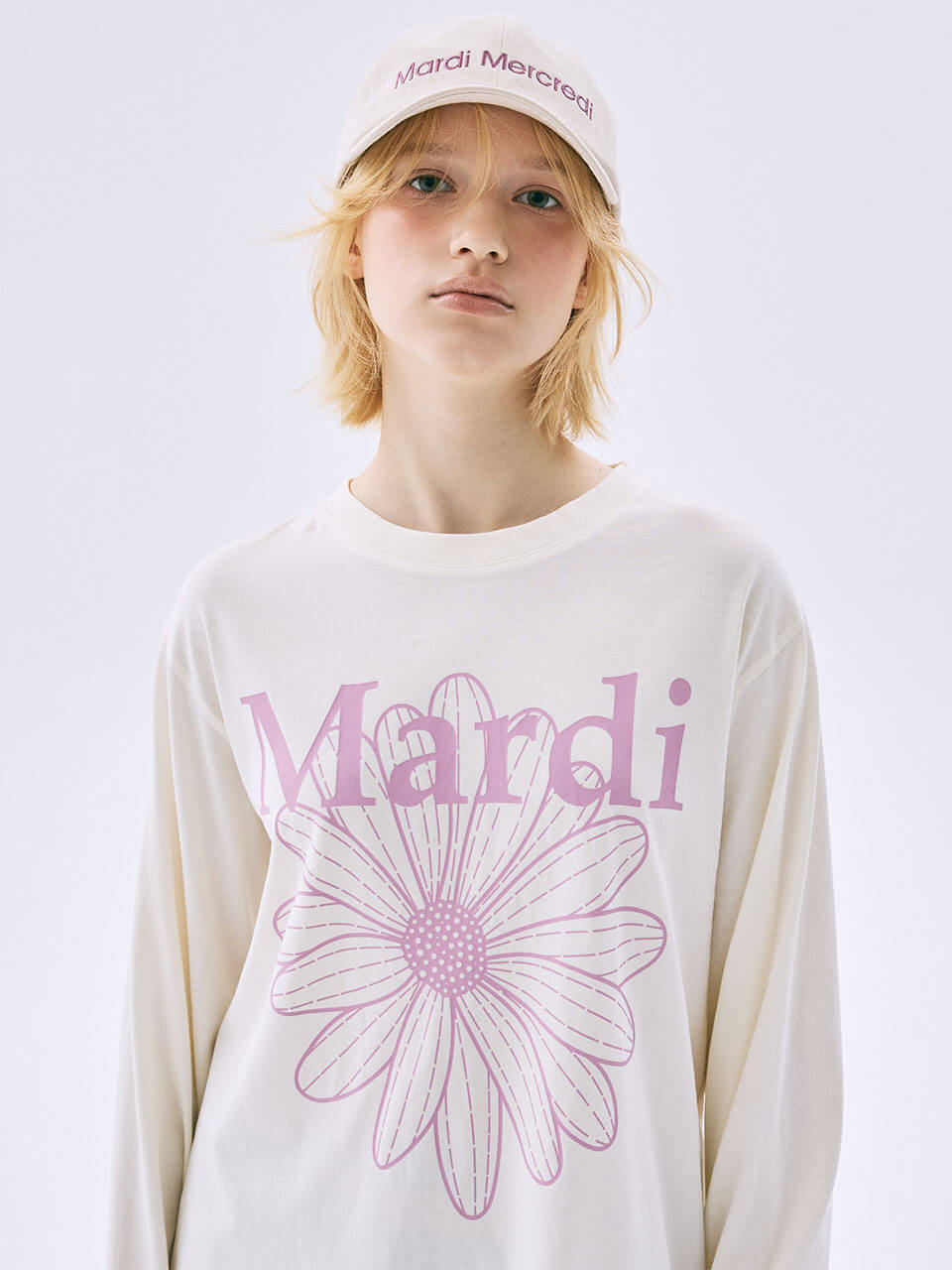 MARDI MERCREDI Tshirt Long Sleeve Flowermardi