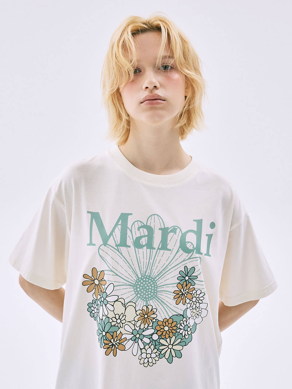 MARDI MERCREDI Tshirt Flowermardi Jardin