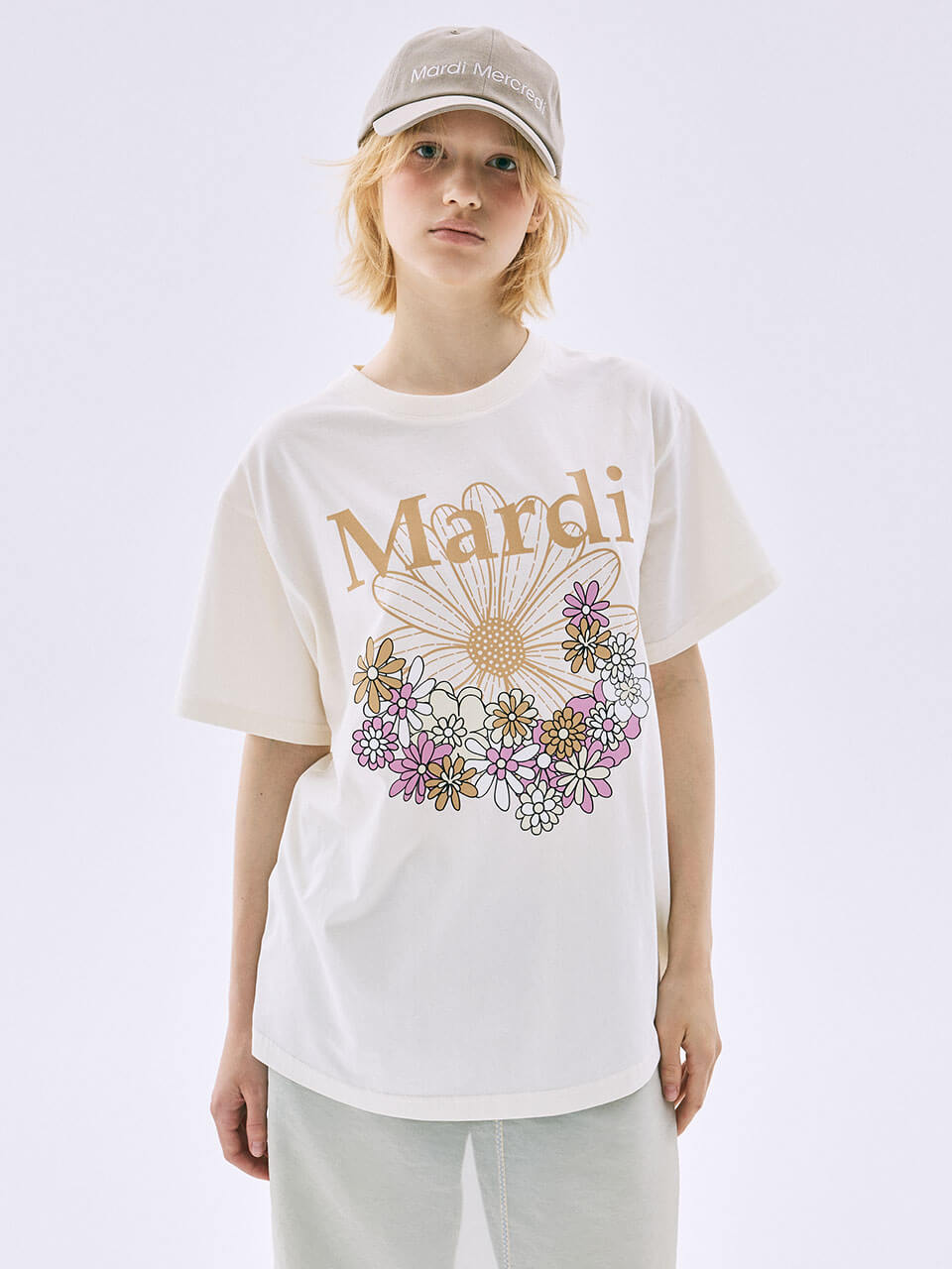 MARDI MERCREDI Tshirt Flowermardi Jardin
