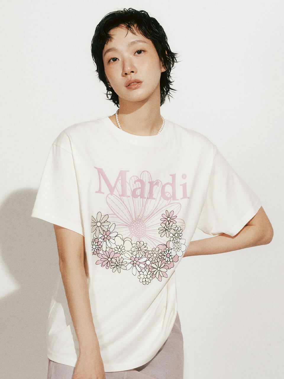 MARDI MERCREDI Tshirt Flowermardi Jardin