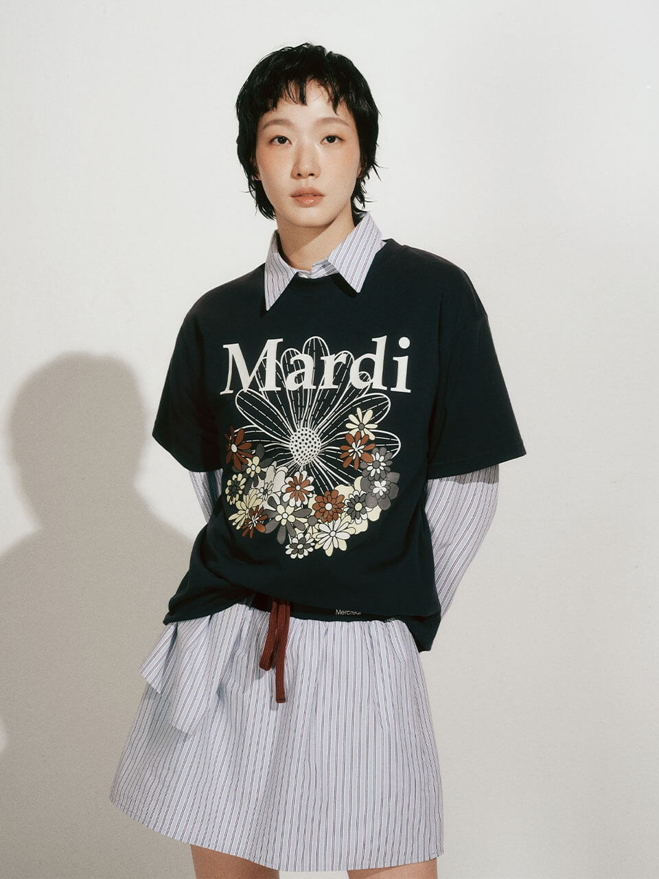 MARDI MERCREDI Tshirt Flowermardi Jardin