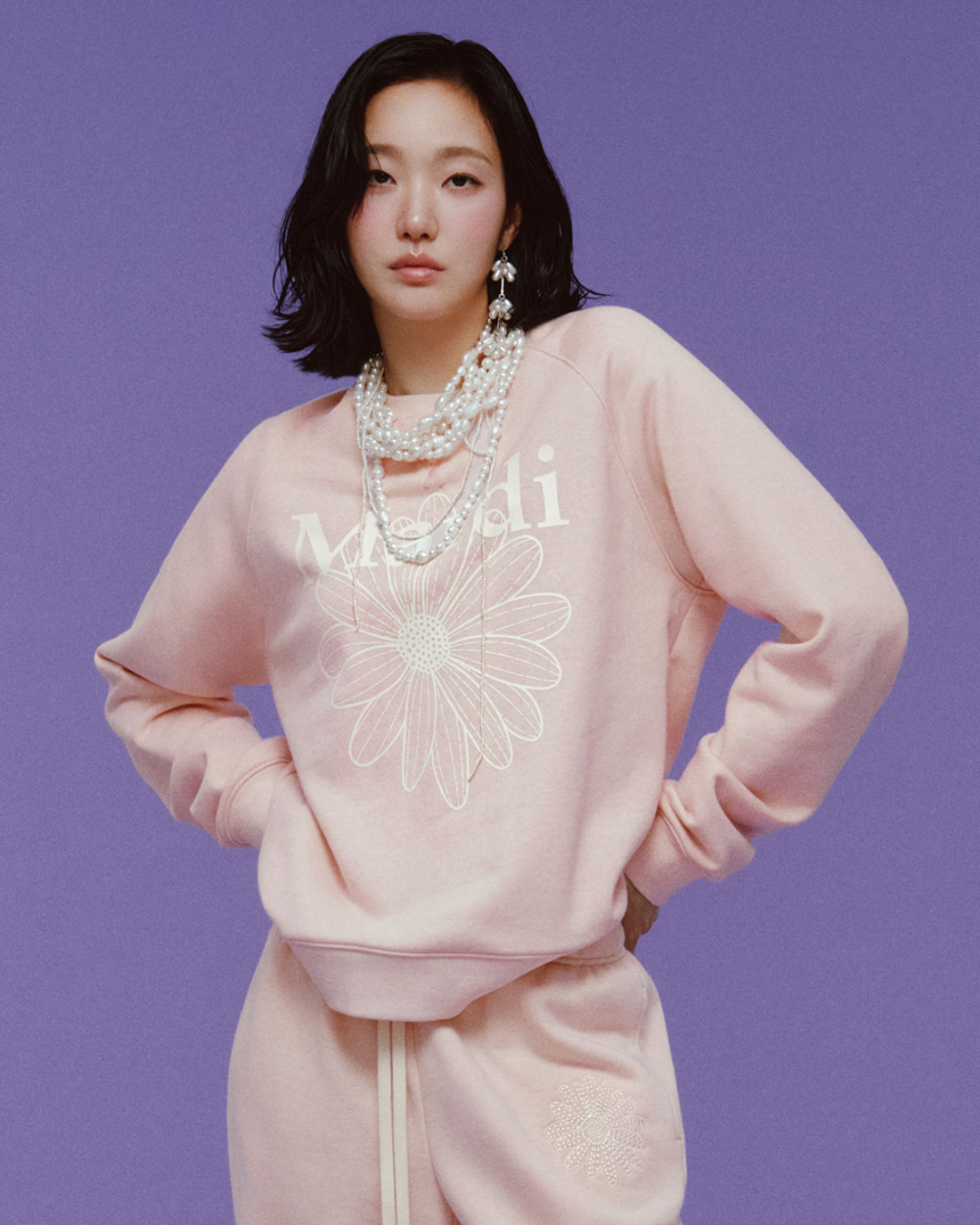 MARDI 105 SWEATSHIRT RAGLAN FLOWERMARDI