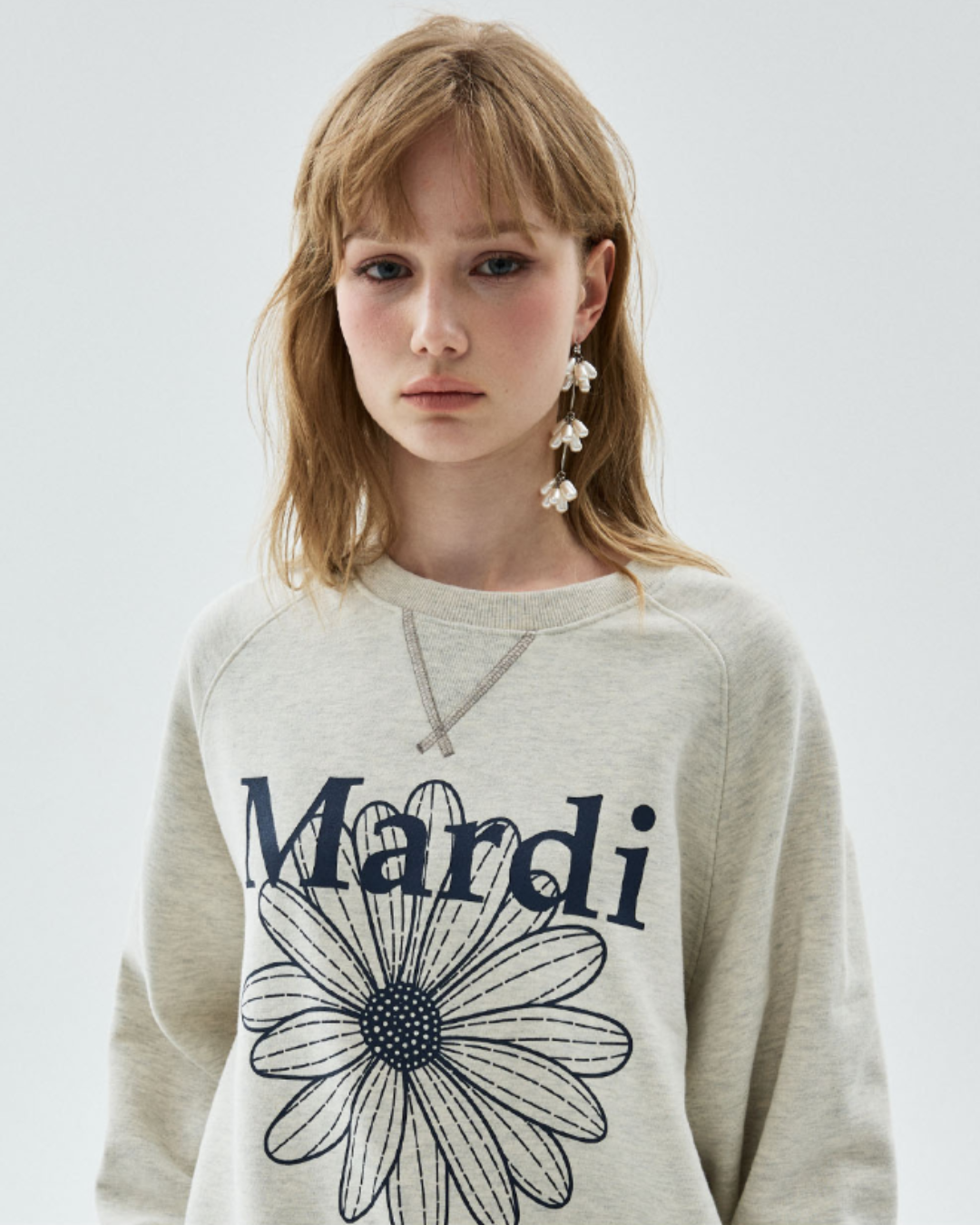 MARDI 105 SWEATSHIRT RAGLAN FLOWERMARDI