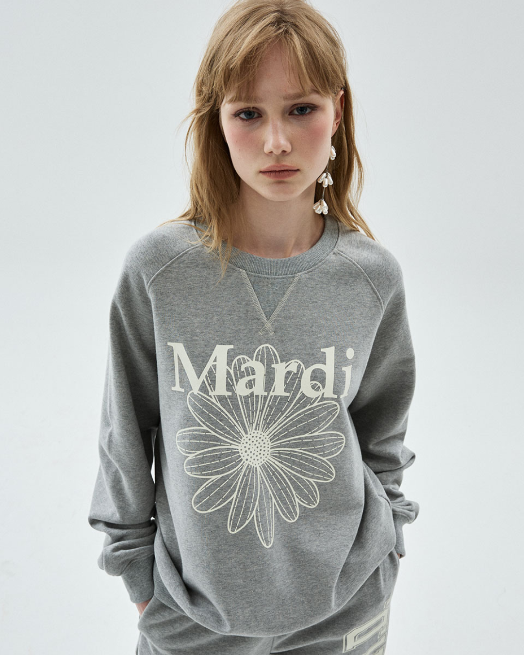 MARDI 105 SWEATSHIRT RAGLAN FLOWERMARDI