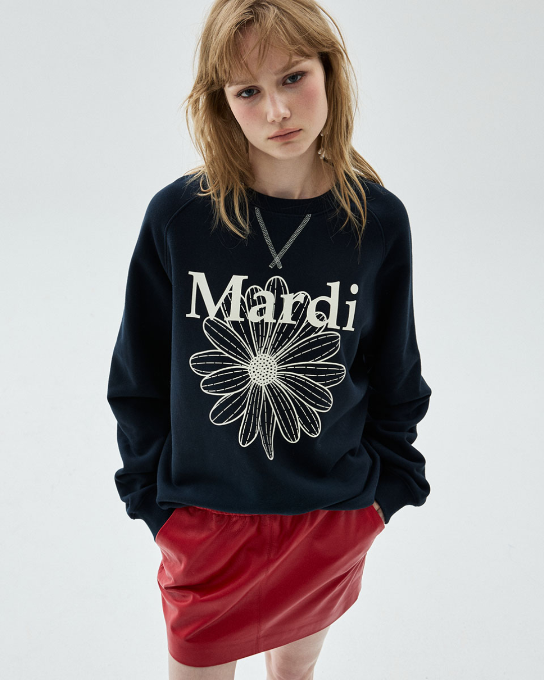 MARDI 105 SWEATSHIRT RAGLAN FLOWERMARDI