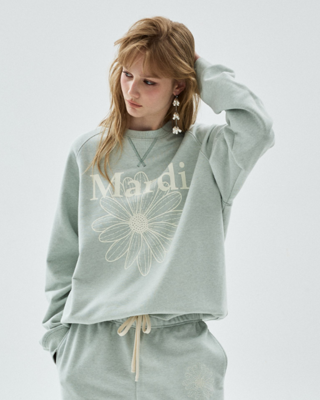MARDI 105 SWEATSHIRT RAGLAN FLOWERMARDI