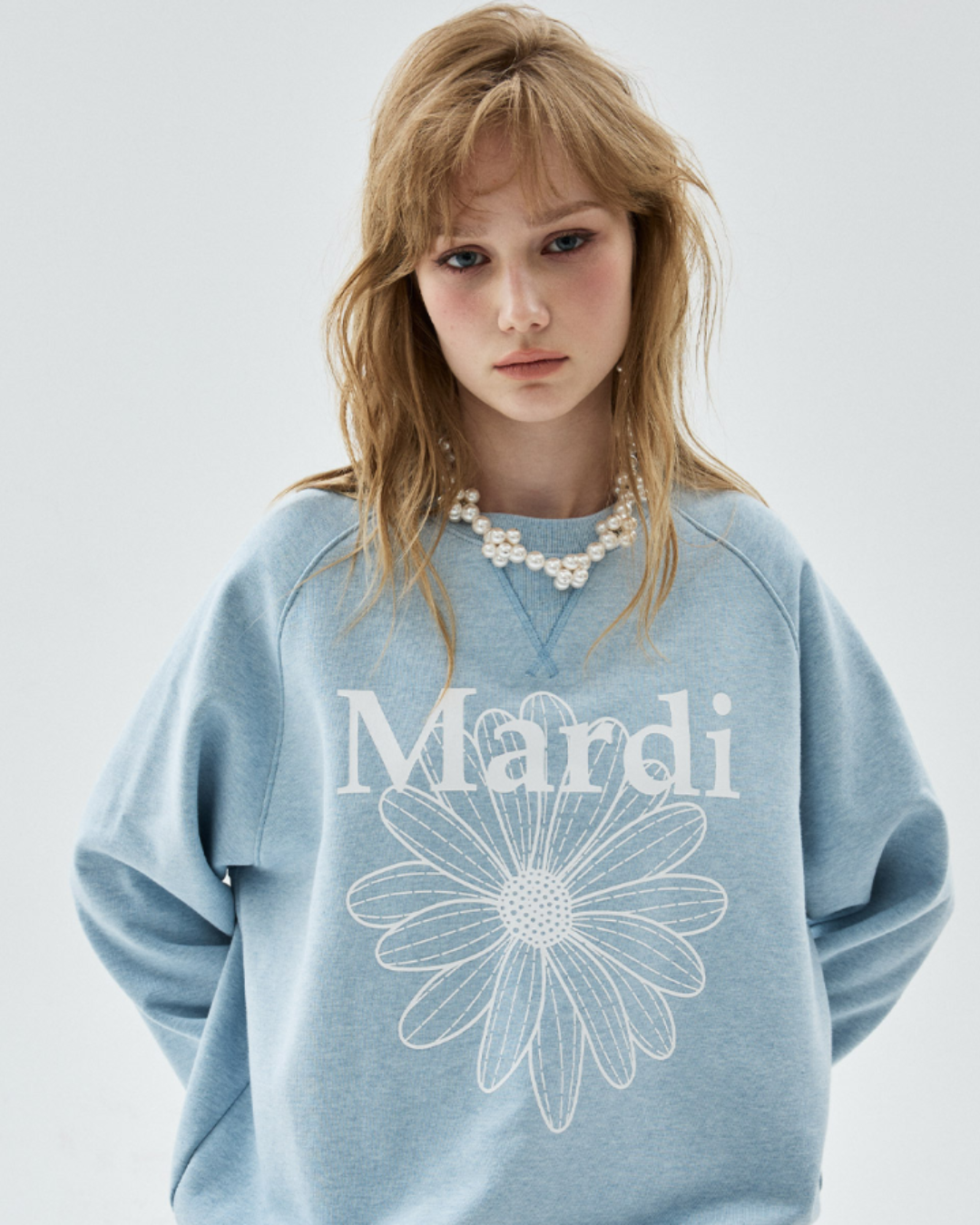 MARDI 105 SWEATSHIRT RAGLAN FLOWERMARDI